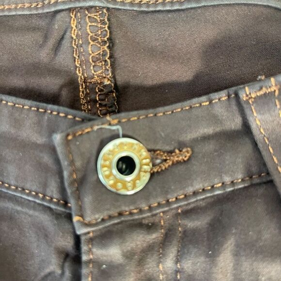 AG Adriano Goldschmied The Stilt Cigarette Leg Brown Pants Sz 29 - Picture 5 of 12